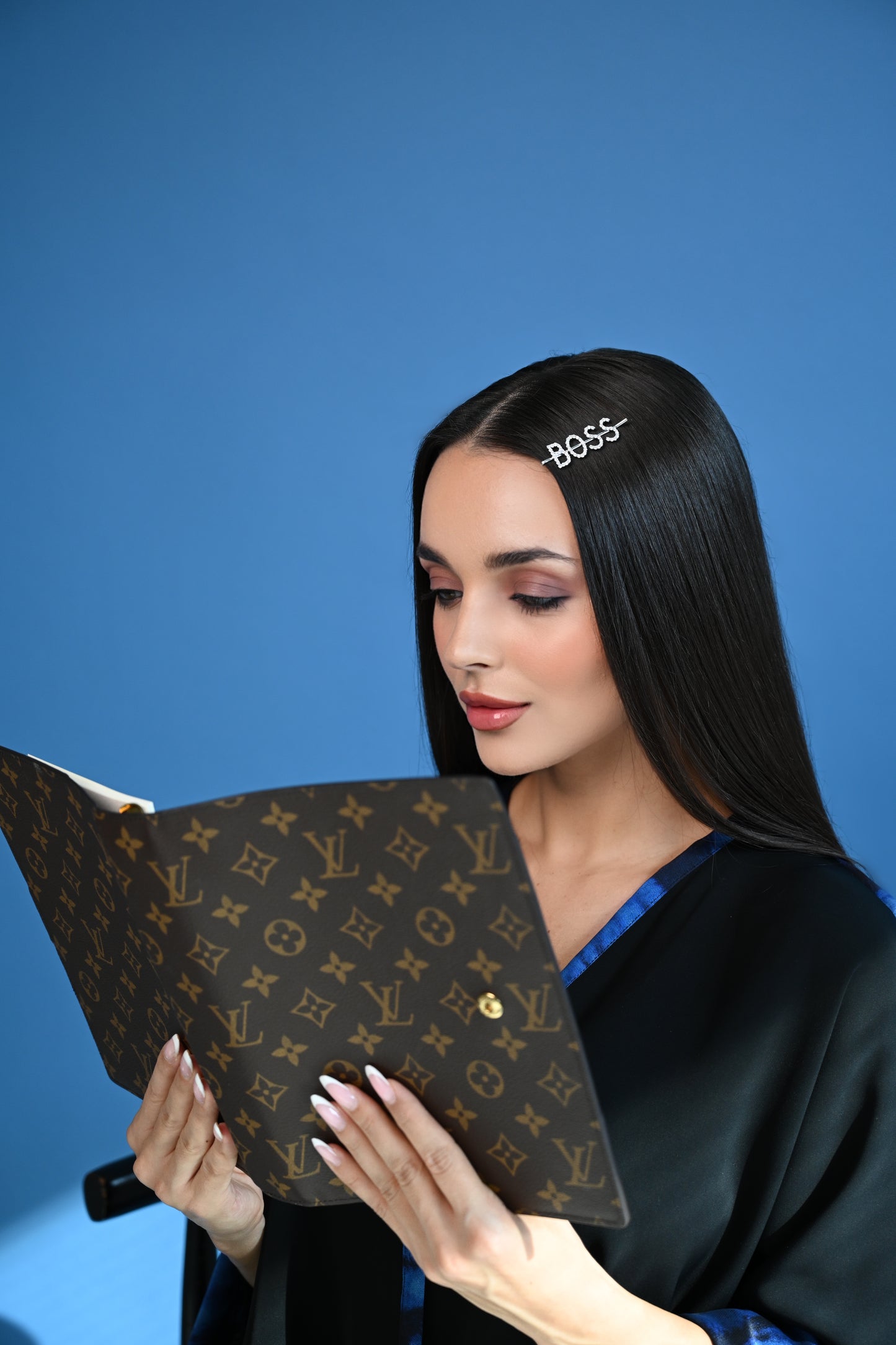Boss Diamond Hair Clip